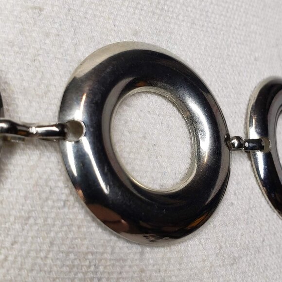 Silver Tone Ring Body Chain Belt OS - Picture 7 of 7